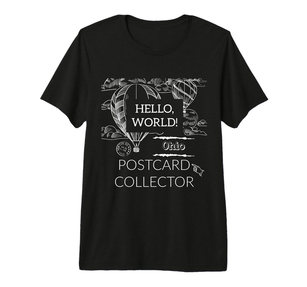 Postcard Collector Deltiologist T-Shirt - Fun Novelty Design for Adults - T-Shirt, Sweatshirt, Hoodie