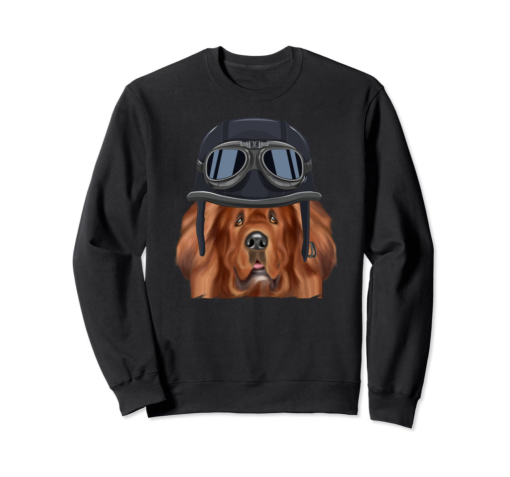 Funny Motorcycle Helmet Tibetan Sweatshirt - Casual Everyday Wear Unisex - T-Shirt, Sweatshirt, Hoodie