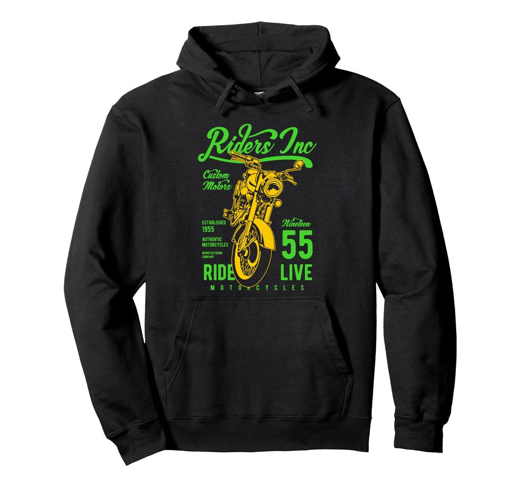 Riders Inc 1955 Motorcycle Hoodie - Novelty Apparel Men Women - T-Shirt, Sweatshirt, Hoodie