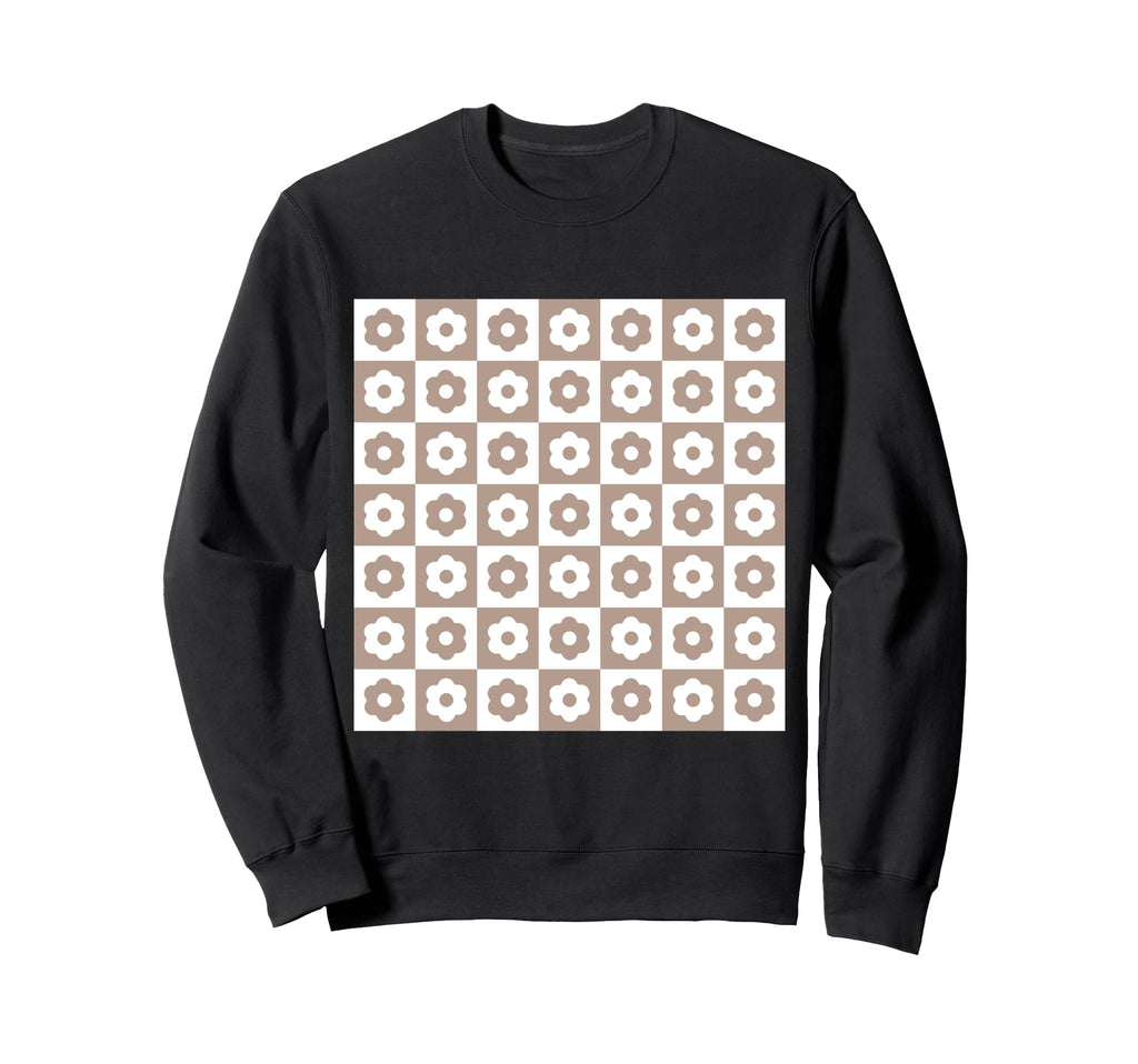 Aesthetic Pastel Brown Flower Sweatshirt - Aesthetic Graphic Unisex - T-Shirt, Sweatshirt, Hoodie