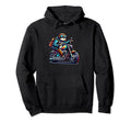 Sloth Riding Chopper Motorcycle Hoodie - Casual Everyday Wear Men Women - T-Shirt, Sweatshirt, Hoodie