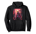 Synthwave Retrowave Rabbit 70S 80S Hoodie - Streetwear Style Unisex - T-Shirt, Sweatshirt, Hoodie
