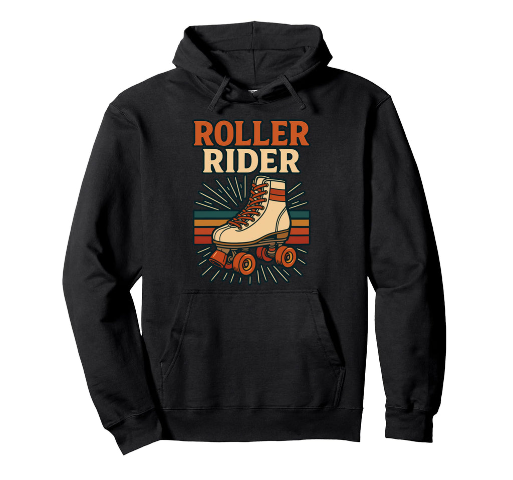 Roller Rider Roller Skating Hoodie - Fun Novelty Design Men Women - T-Shirt, Sweatshirt, Hoodie