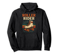 Roller Rider Roller Skating Hoodie - Fun Novelty Design Men Women - T-Shirt, Sweatshirt, Hoodie