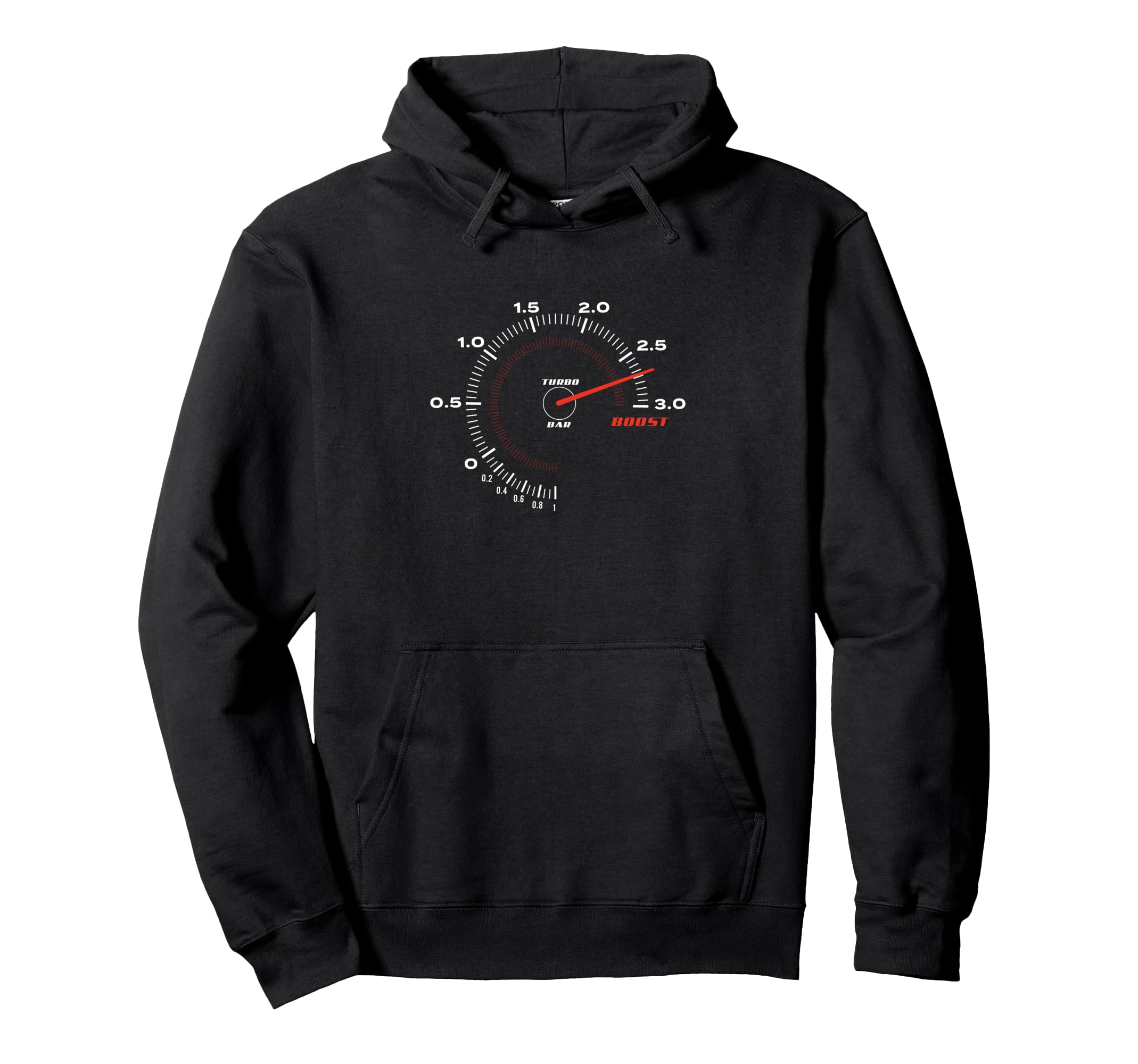 Turbometer Turbocharger Car Guy Auto Hoodie - Graphic Print for Adults - T-Shirt, Sweatshirt, Hoodie