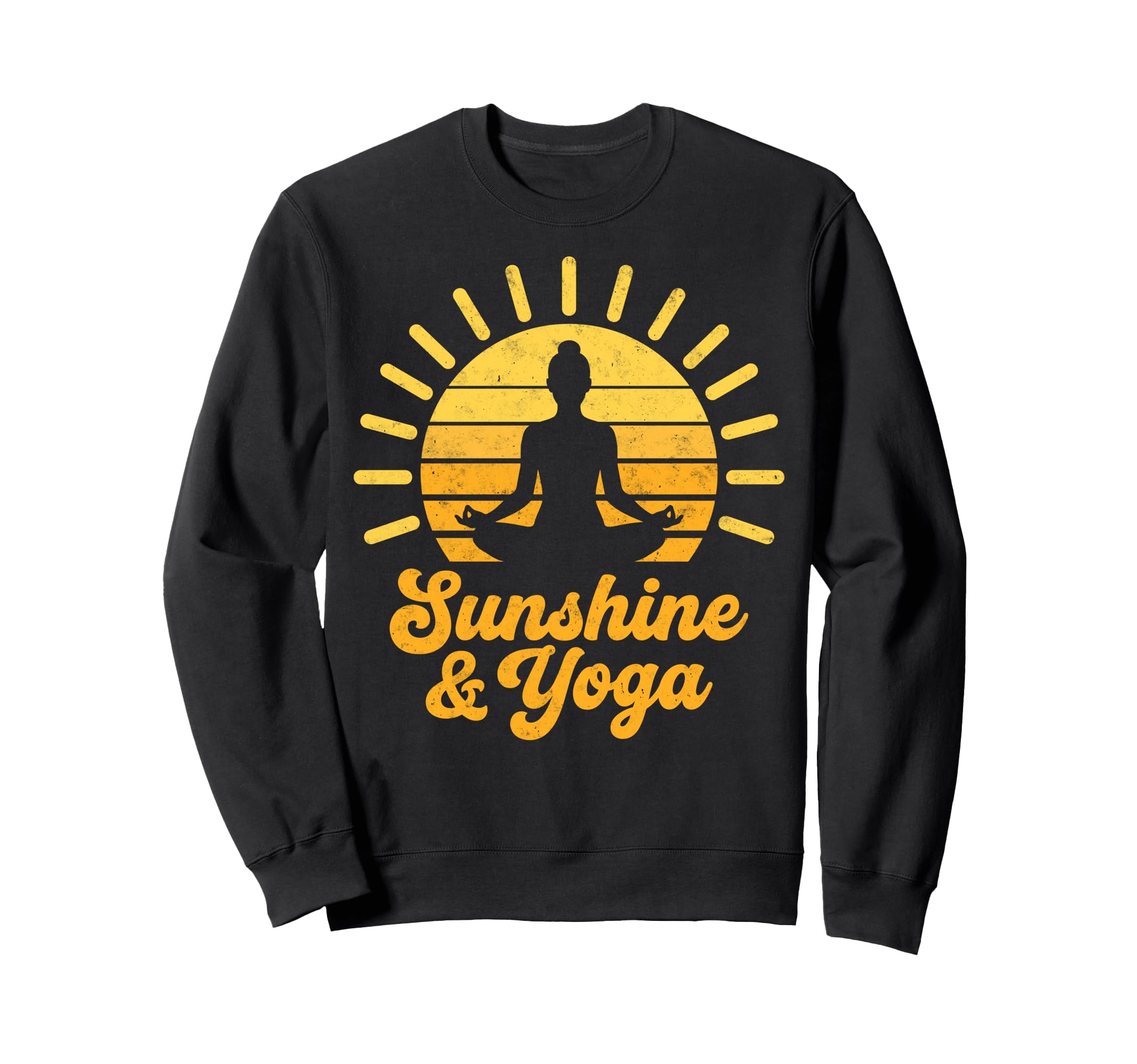 Sunshine Yoga Meditation Zen Om Sweatshirt - Custom Art Print for Adults - T-Shirt, Sweatshirt, Hoodie