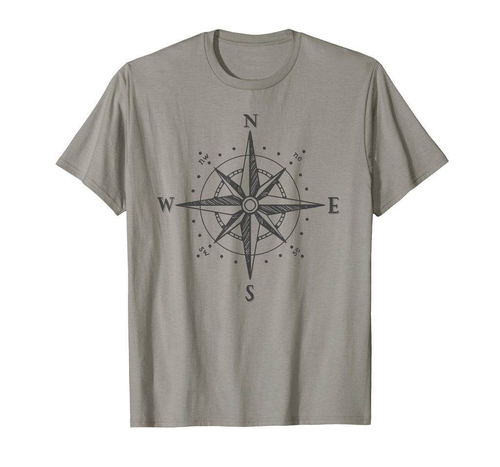 Compass North South East West Sailing T-Shirt - Unique Graphic for Adults - T-Shirt, Sweatshirt, Hoodie