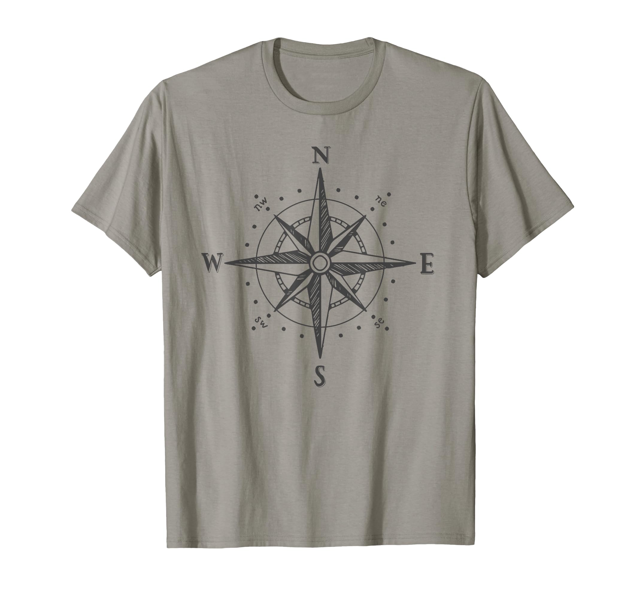 Compass North South East West Sailing T-Shirt - Unique Graphic for Adults - T-Shirt, Sweatshirt, Hoodie