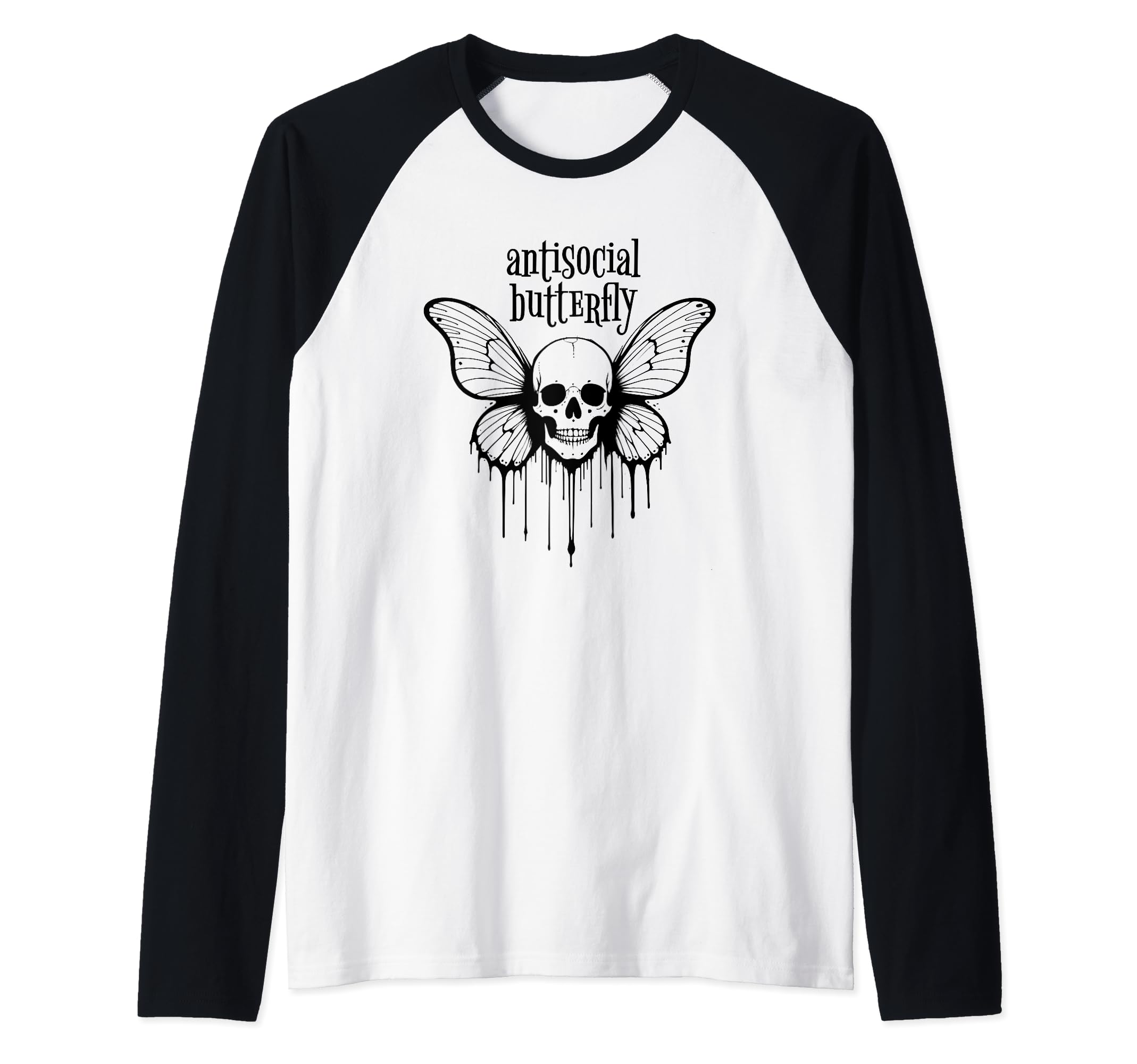Antisocial Butterfly Introvert Hoodie - Custom Art Print for Adults - T-Shirt, Sweatshirt, Hoodie