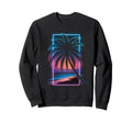 Retrowave Palm Tree 1980S Synthwave Sweatshirt - Trendy Graphic for Adults - T-Shirt, Sweatshirt, Hoodie