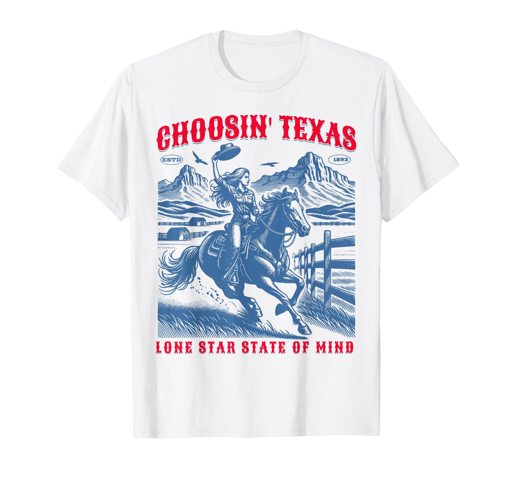 Texas Western Cowboy Country T-Shirt - Minimalist Print Men Women - T-Shirt, Sweatshirt, Hoodie