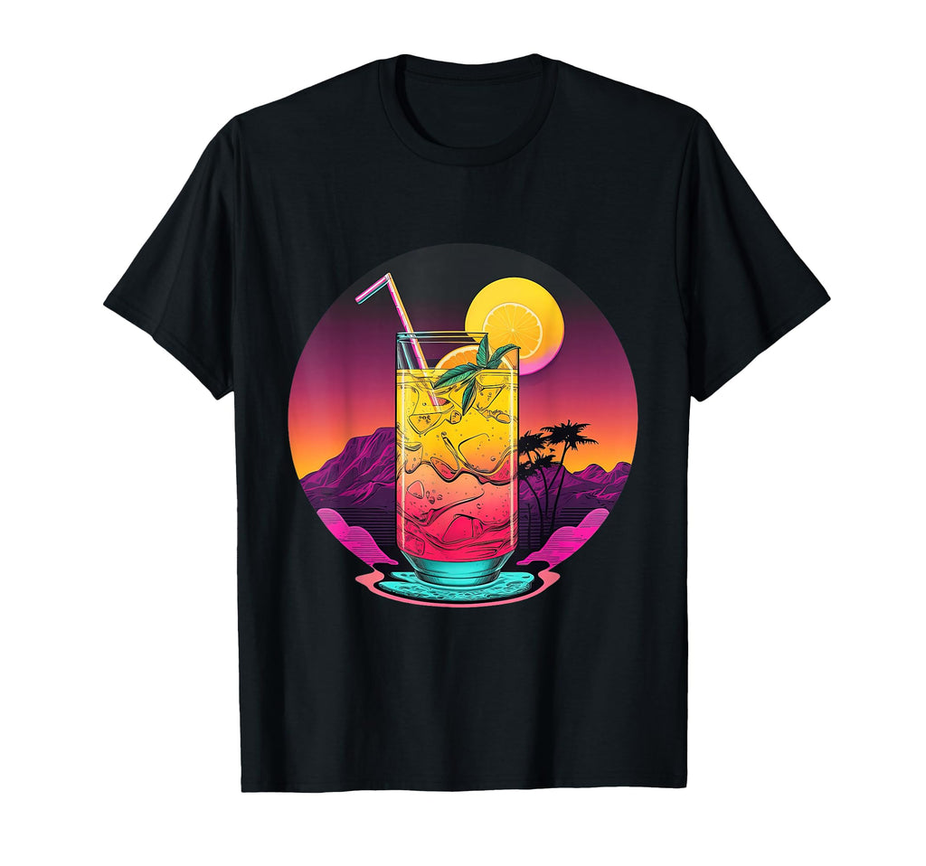 Lemonade Iced Tea Synthwave 80S T-Shirt - Unique Graphic for Adults - T-Shirt, Sweatshirt, Hoodie