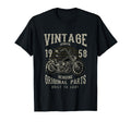 60Th Birthday 1958 Motorcycle Chopper T-Shirt - Graphic Print for Adults - T-Shirt, Sweatshirt, Hoodie