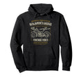 Benjamins Garage Motorcycle Hoodie - Novelty Apparel Unisex - T-Shirt, Sweatshirt, Hoodie