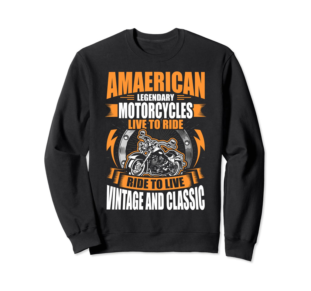 American Motorcycles Biker Sweatshirt - Trendy Graphic Unisex - T-Shirt, Sweatshirt, Hoodie