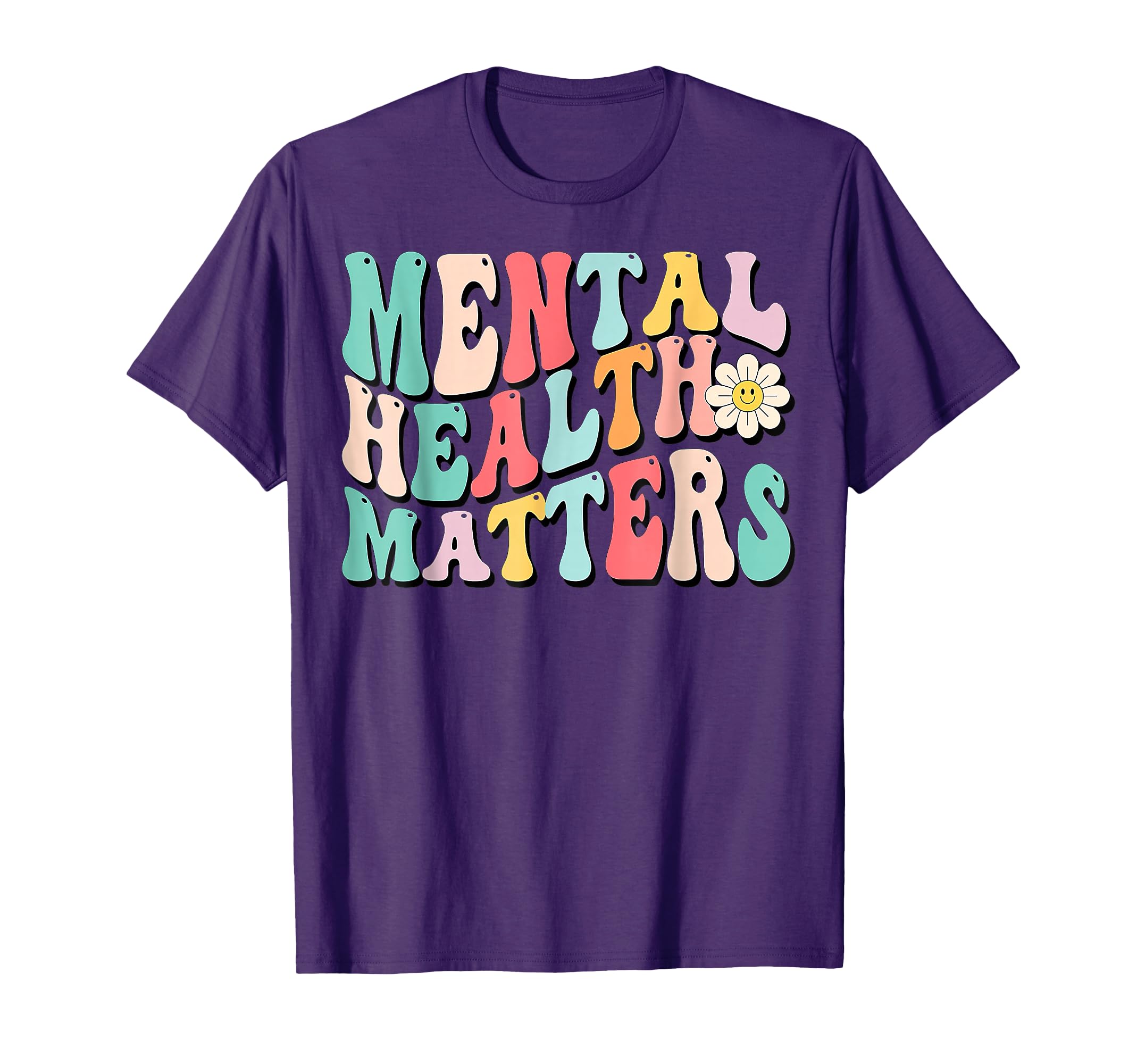 Mental Health Matters End Stigma T T-Shirt - Custom Art Print for Adults - T-Shirt, Sweatshirt, Hoodie