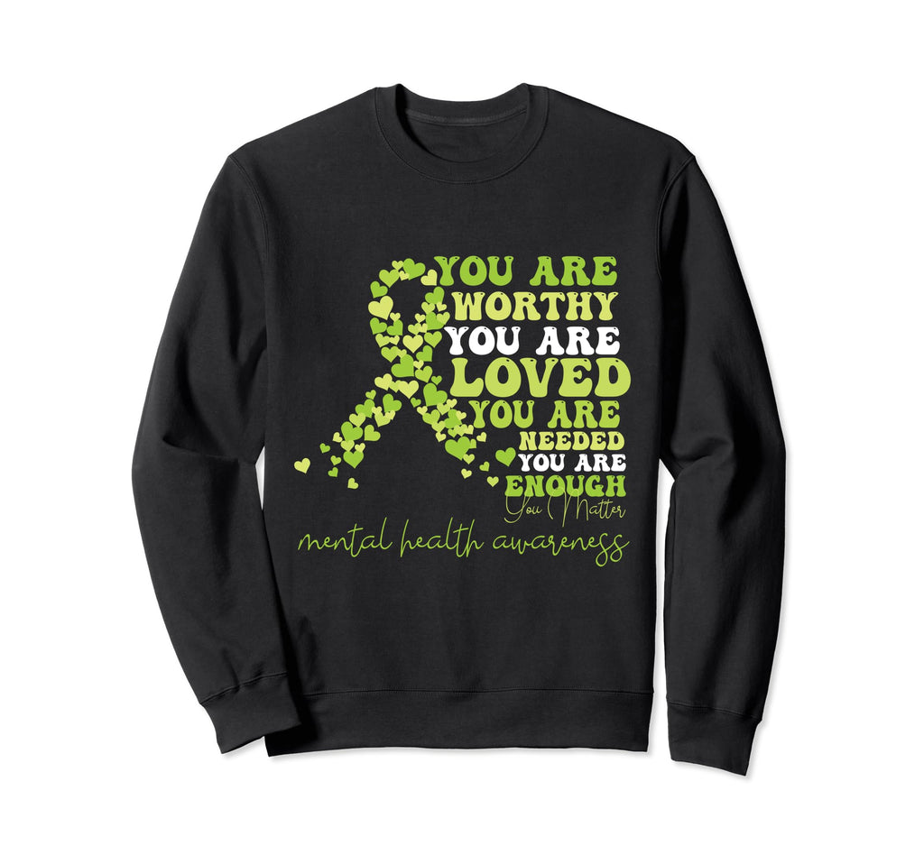 Motivational Support Warrior Sweatshirt - Minimalist Print Men Women - T-Shirt, Sweatshirt, Hoodie