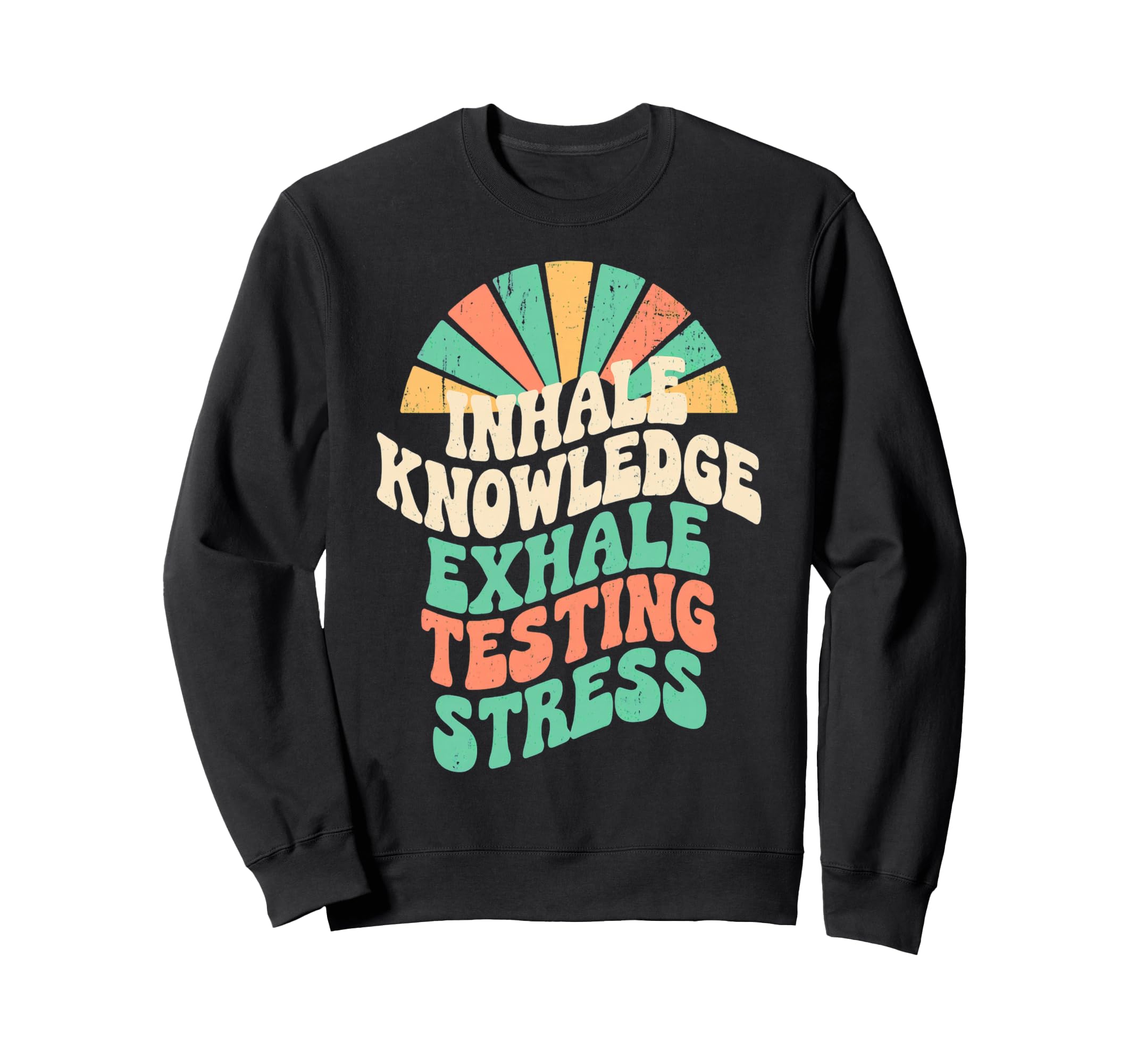 Groovy Testing Motivation School Sweatshirt - Novelty Apparel Men Women - T-Shirt, Sweatshirt, Hoodie