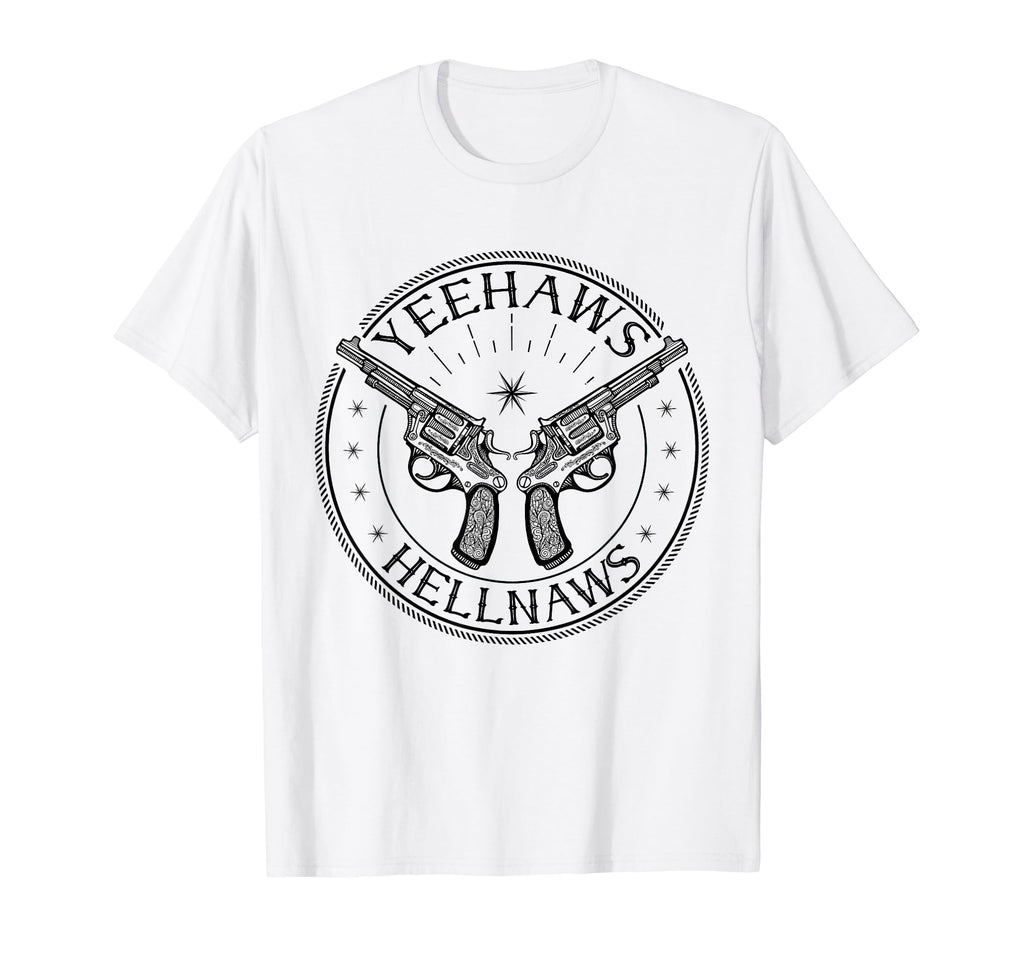 Yeehaws And Hellnaws Western Country T-Shirt - Trendy Graphic Unisex - T-Shirt, Sweatshirt, Hoodie
