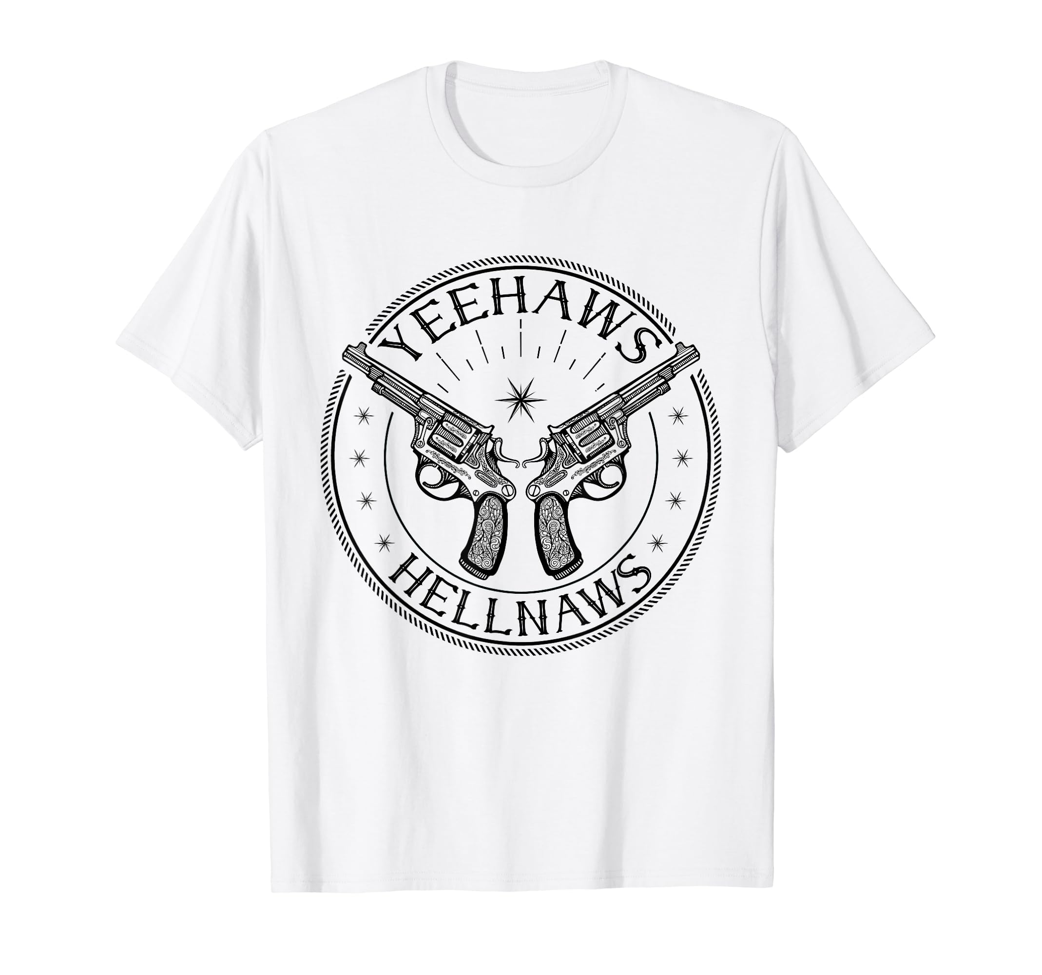 Yeehaws And Hellnaws Western Country T-Shirt - Trendy Graphic Unisex - T-Shirt, Sweatshirt, Hoodie