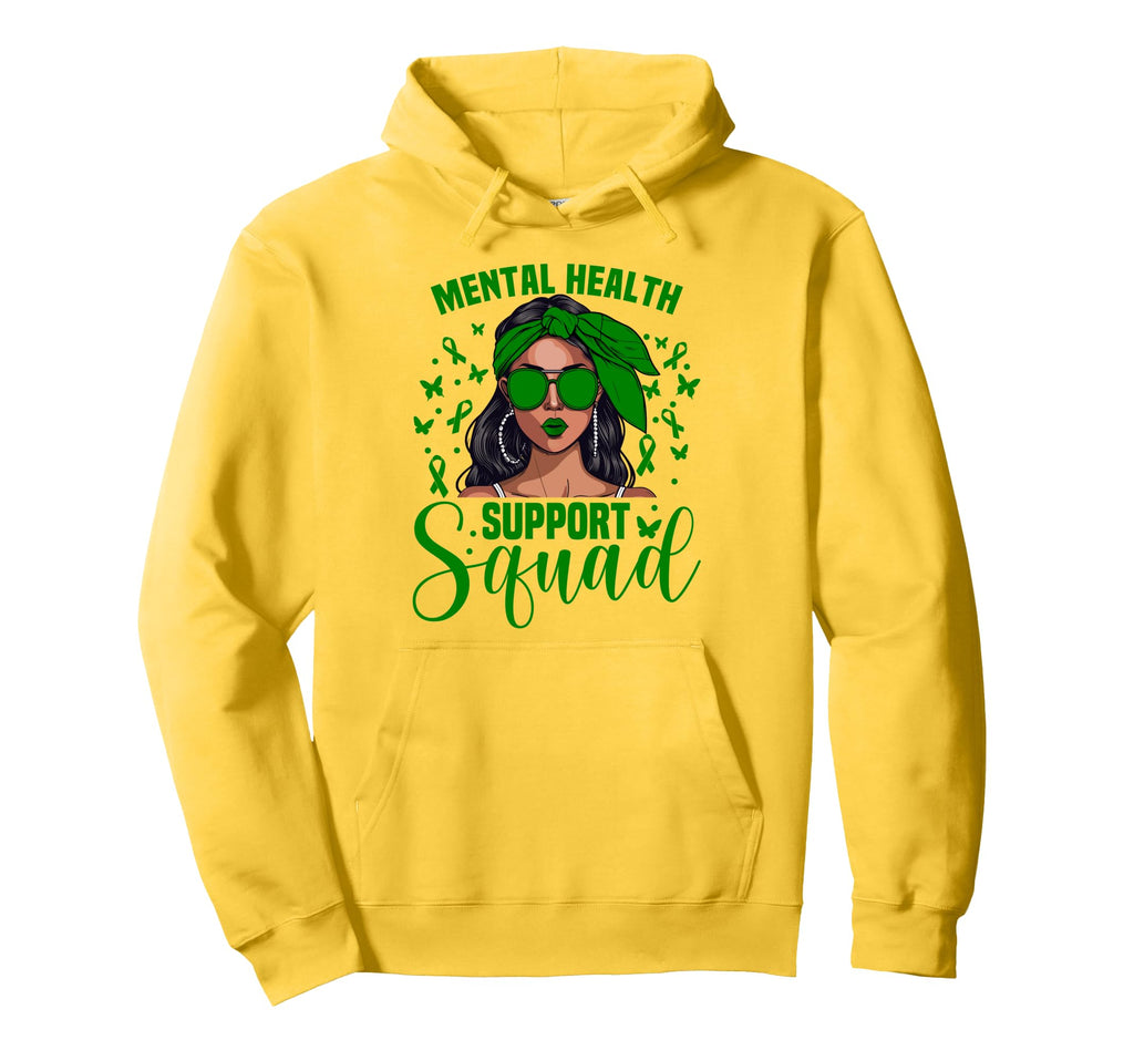 Mental Health Awareness Support Survivor Hoodie - Graphic Print Men Women - T-Shirt, Sweatshirt, Hoodie