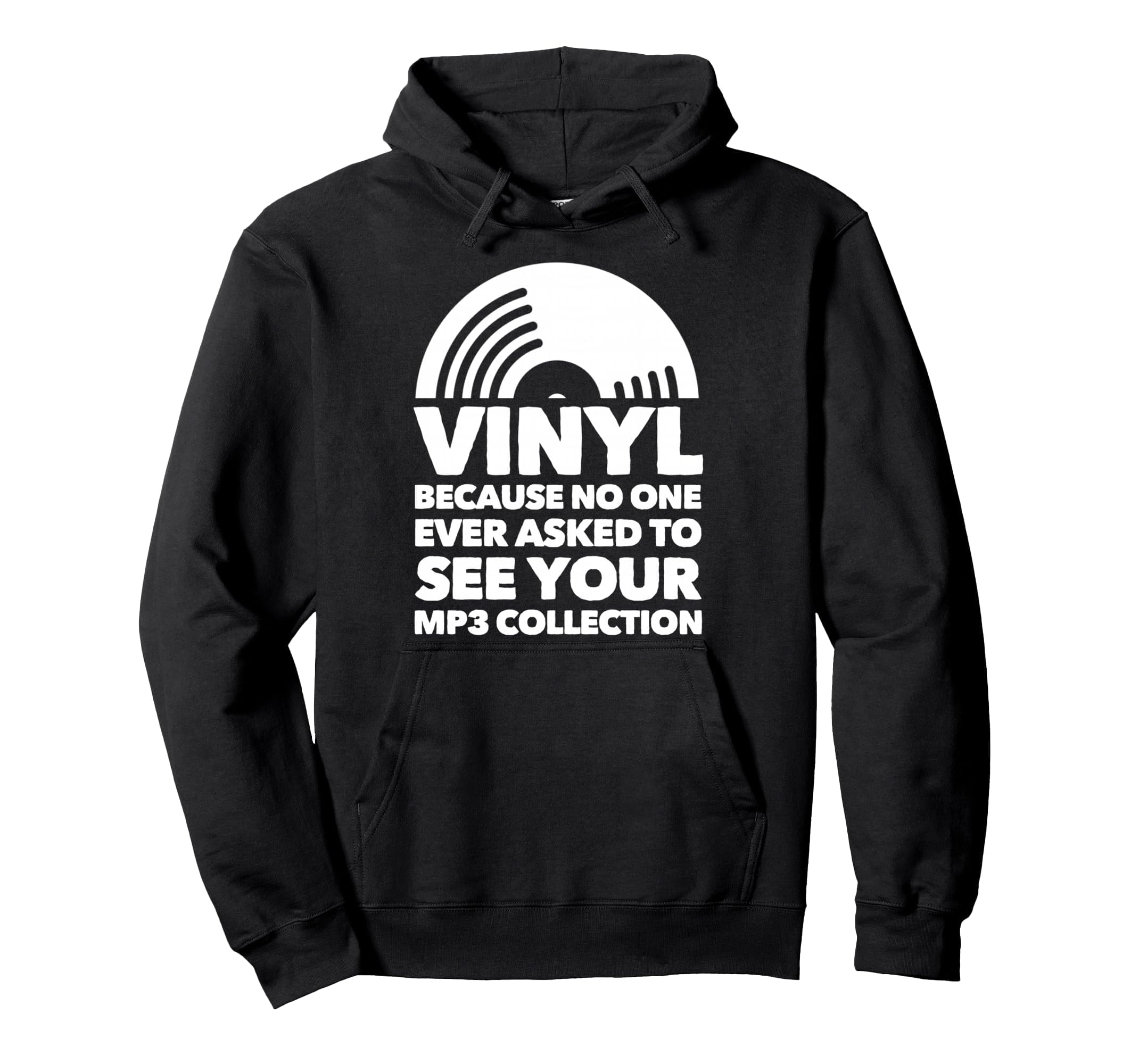 Vinyl Lp Record Vinyl Disc Hoodie - Fun Novelty Design Men Women - T-Shirt, Sweatshirt, Hoodie