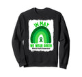 May We Wear Green Mental Health Sweatshirt - Fun Novelty Design for Adults - T-Shirt, Sweatshirt, Hoodie