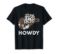 Howdy Rodeo Western Cow Leopard T-Shirt - Casual Everyday Wear for Adults - T-Shirt, Sweatshirt, Hoodie