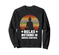 Meditation Yoga Mindfulness Relax Sweatshirt - Novelty Apparel Men Women - T-Shirt, Sweatshirt, Hoodie