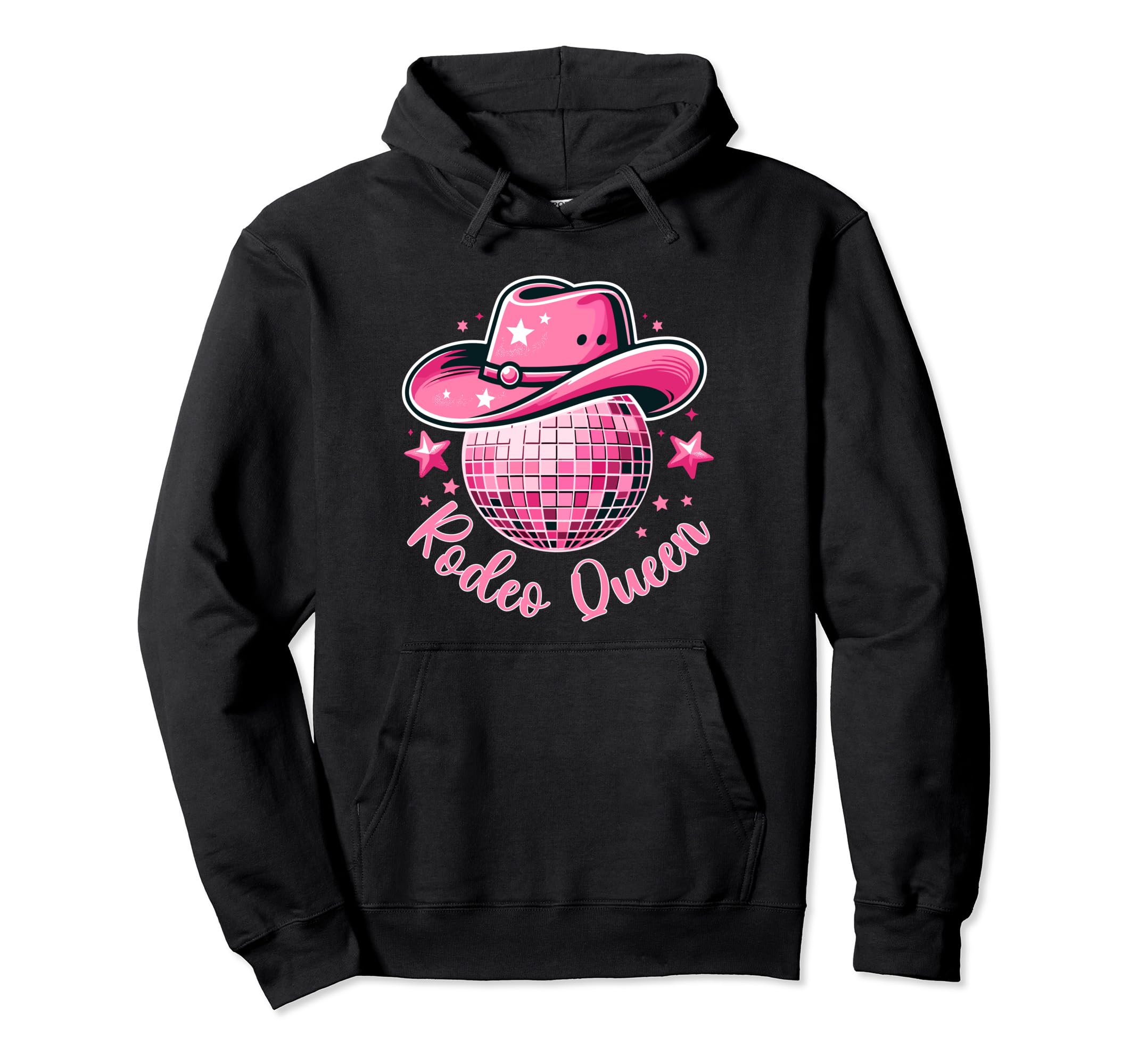 Western Cowgirl Rodeo Disco Bachelorette Hoodie - Graphic Print for Adults - T-Shirt, Sweatshirt, Hoodie