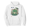 Kawaii Japanese Frog Meditation Zen Hoodie - Fun Novelty Design Unisex - T-Shirt, Sweatshirt, Hoodie