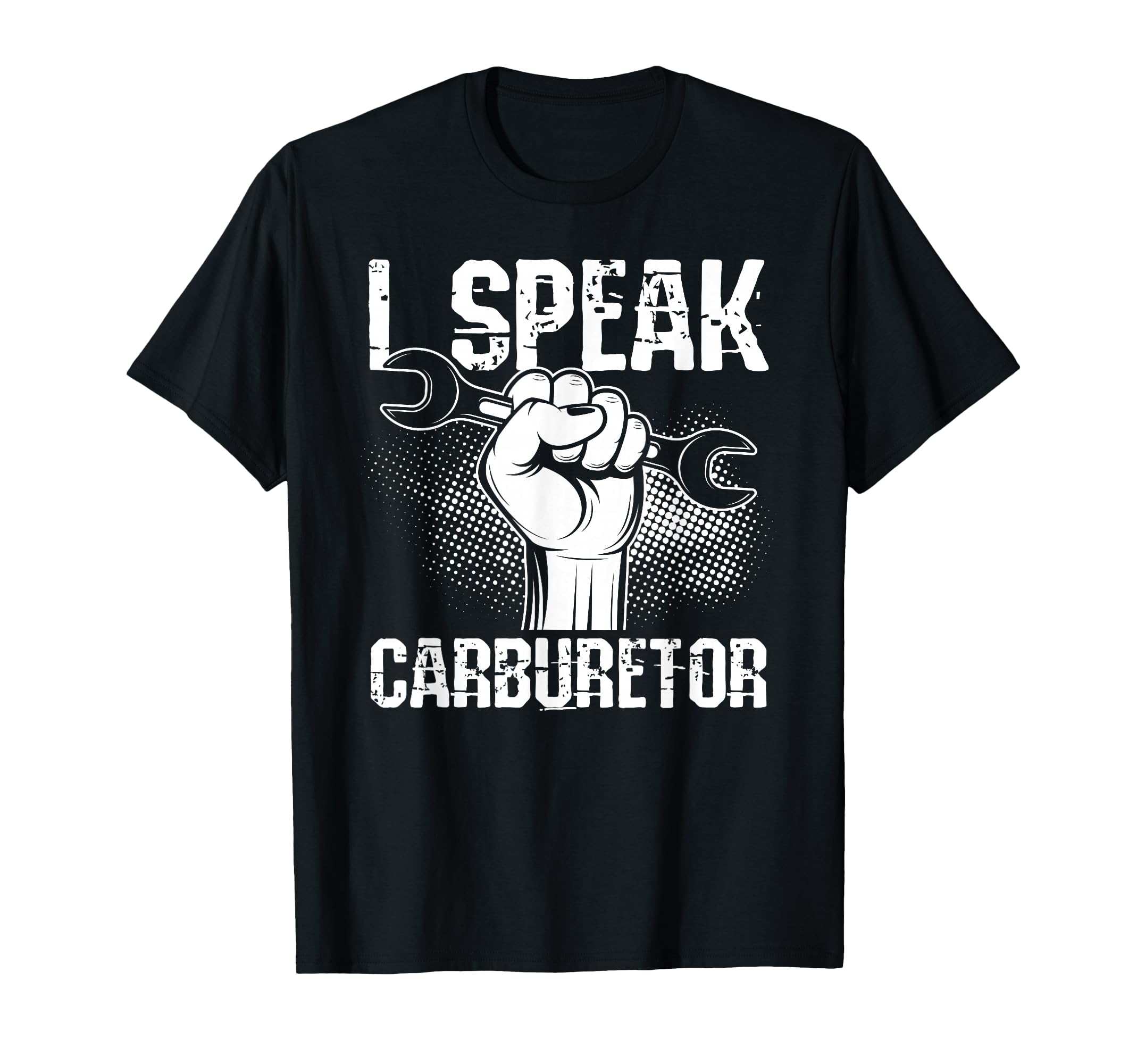 I Speak Carburetor Car Mechanic T-Shirt - Minimalist Print for Adults - T-Shirt, Sweatshirt, Hoodie