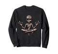 Meditation Mummy Yoga Pose Sweatshirt - Casual Everyday Wear Men Women - T-Shirt, Sweatshirt, Hoodie