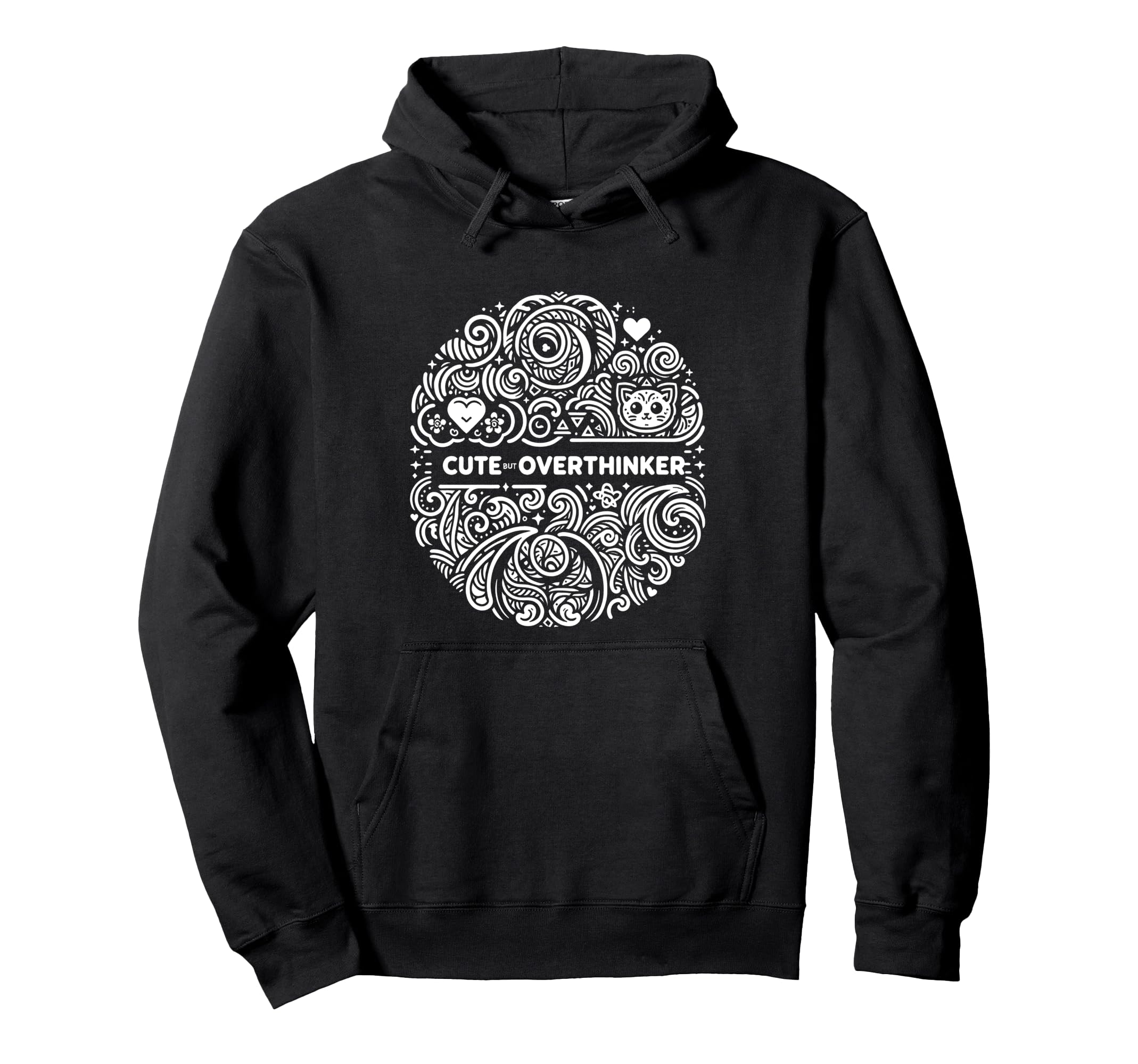 But Overthinker Hoodie - Fun Novelty Design Men Women - T-Shirt, Sweatshirt, Hoodie