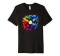 Splash Art Vinyl Disc Record Player Music T-Shirt - Minimalist Print Unisex - T-Shirt, Sweatshirt, Hoodie