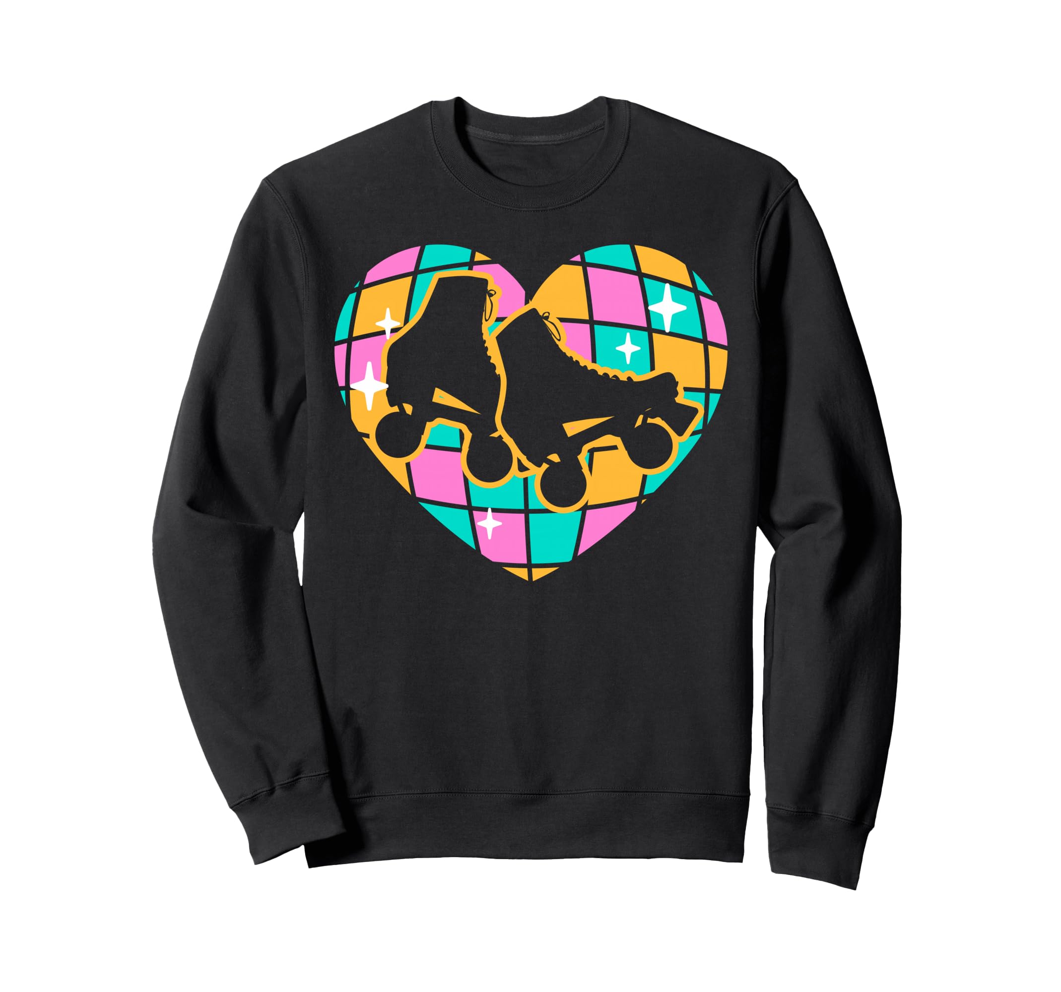 Roller Skating Skate 1970S Disco Sweatshirt - Novelty Apparel for Adults - T-Shirt, Sweatshirt, Hoodie