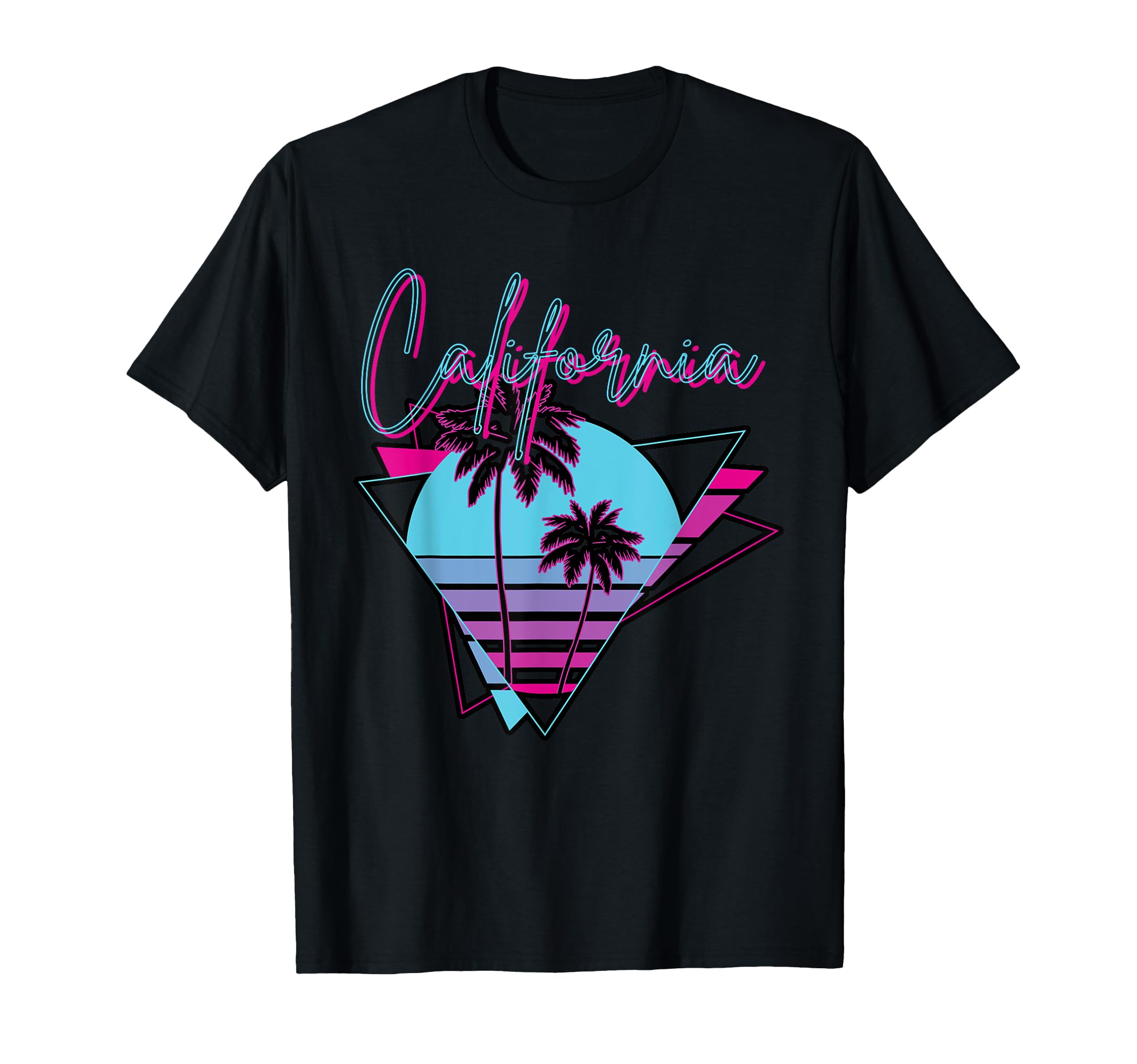 Embrace 80S Vibes Our Neon California T-Shirt - Novelty Apparel Men Women - T-Shirt, Sweatshirt, Hoodie