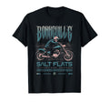 Bonneville Salt Flats Motorcycle T-Shirt - Custom Art Print Men Women - T-Shirt, Sweatshirt, Hoodie