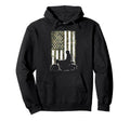 Motorcycle Biker American Flag Camo Hoodie - Aesthetic Graphic Men Women - T-Shirt, Sweatshirt, Hoodie