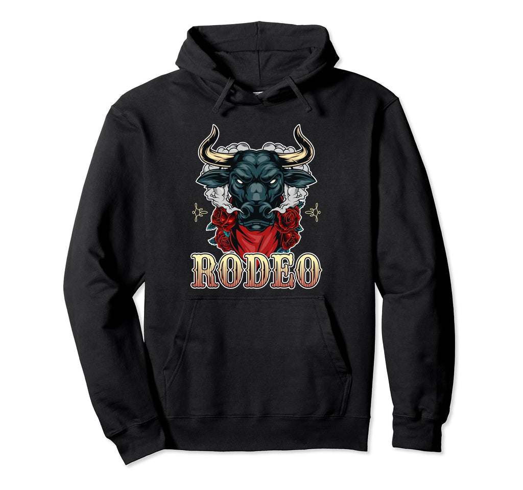 Cowboycore Steer Bull Cow Skull Hoodie - Fun Novelty Design for Adults - T-Shirt, Sweatshirt, Hoodie