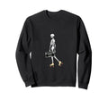 Roller Skating Halloween Skeleton Sweatshirt - Fun Novelty Design Unisex - T-Shirt, Sweatshirt, Hoodie