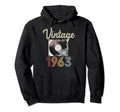 1963 Vinyl Record Player 61St Hoodie - Casual Everyday Wear Unisex - T-Shirt, Sweatshirt, Hoodie