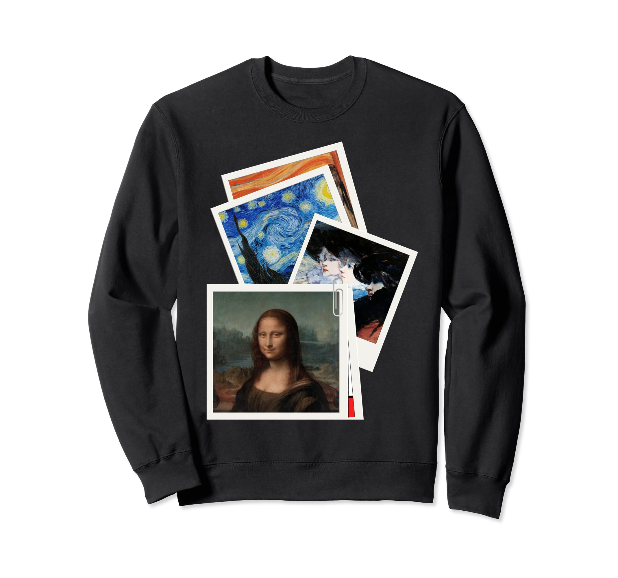 Famous Paintings Instant Camera Sweatshirt - Trendy Graphic Men Women - T-Shirt, Sweatshirt, Hoodie