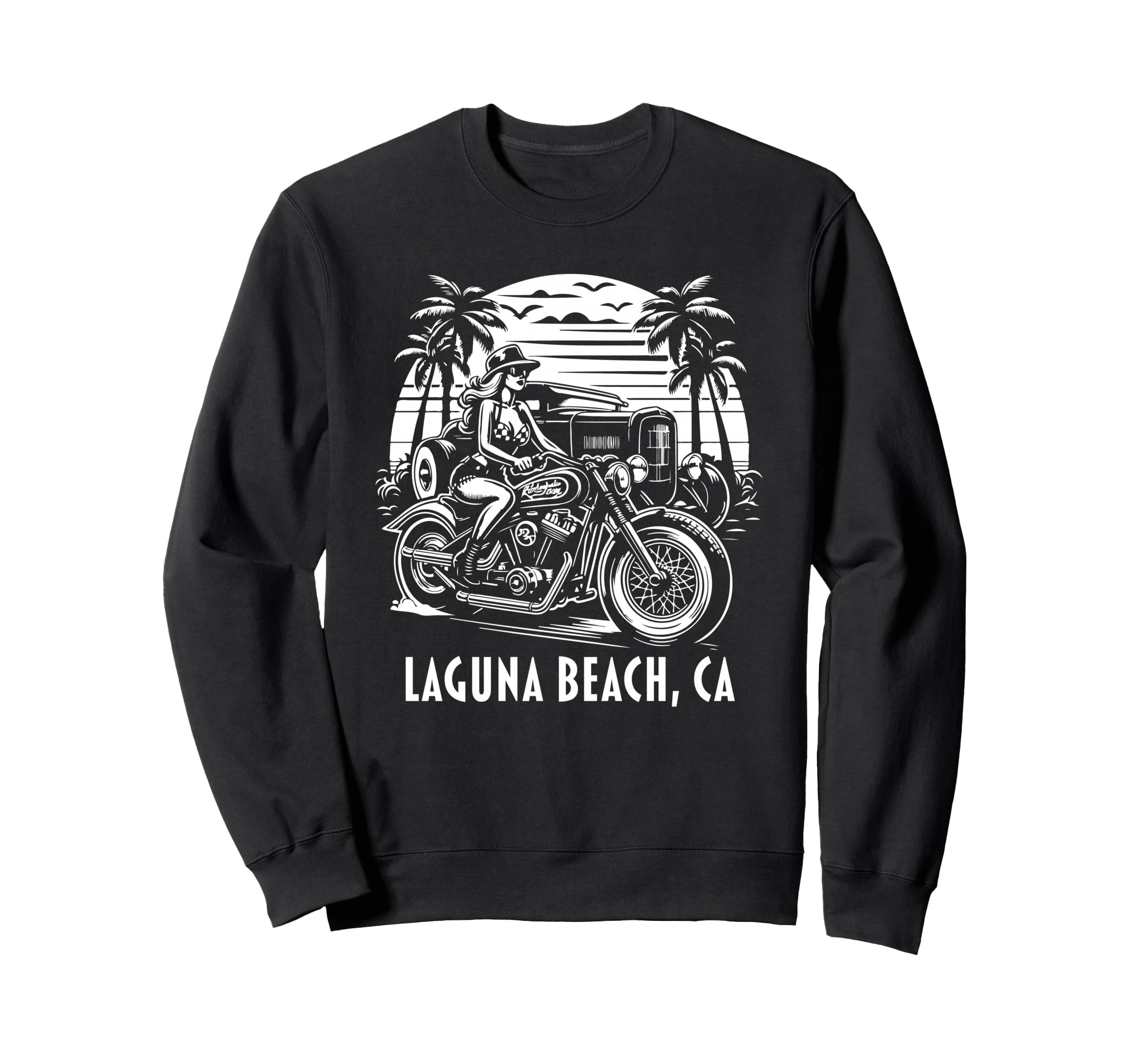 Laguna Beach California Sweatshirt - Streetwear Style for Adults - T-Shirt, Sweatshirt, Hoodie