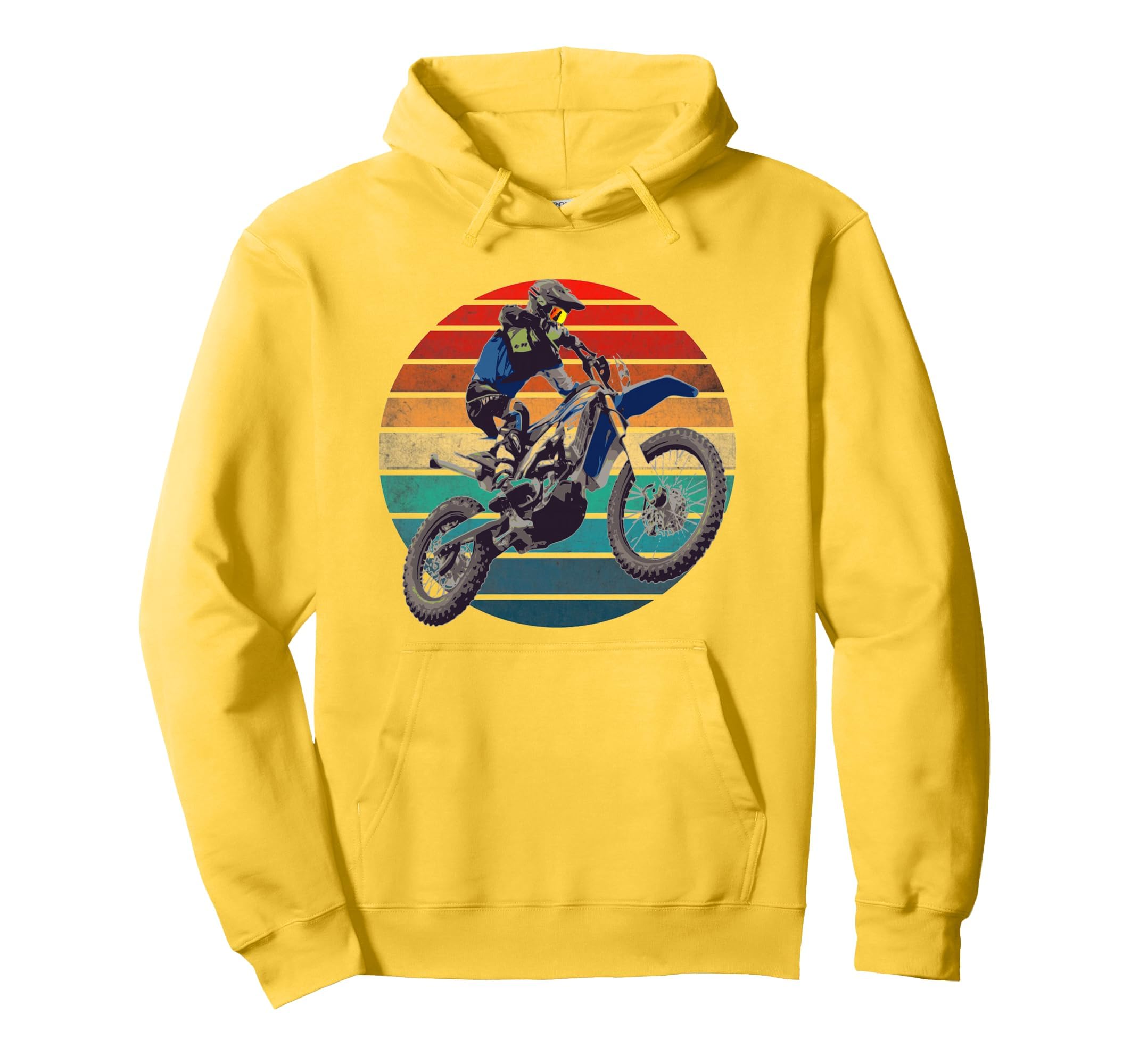 Racing Motorbike Motocross Hoodie - Fun Novelty Design for Adults - T-Shirt, Sweatshirt, Hoodie