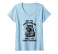Womens Funny Raccoon Coffee T-Shirt - Trendy Graphic for Adults - T-Shirt, Sweatshirt, Hoodie