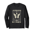 Antisocial Butterfly T-Shirt - Casual Everyday Wear Unisex - T-Shirt, Sweatshirt, Hoodie