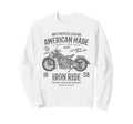 American Motorcycle Distressed Sweatshirt - Streetwear Style Men Women - T-Shirt, Sweatshirt, Hoodie