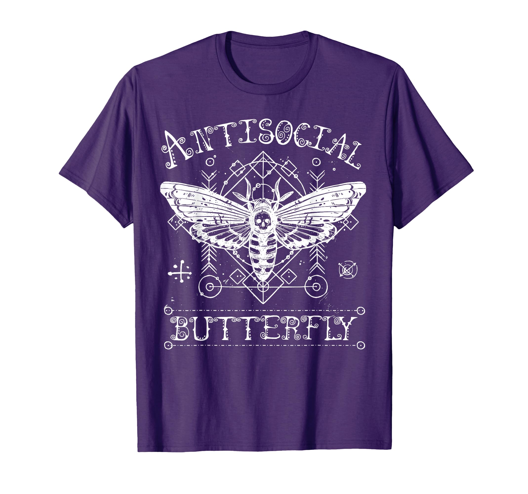 Funny Antisocial Butterfly Introvert T-Shirt - Aesthetic Graphic Unisex - T-Shirt, Sweatshirt, Hoodie