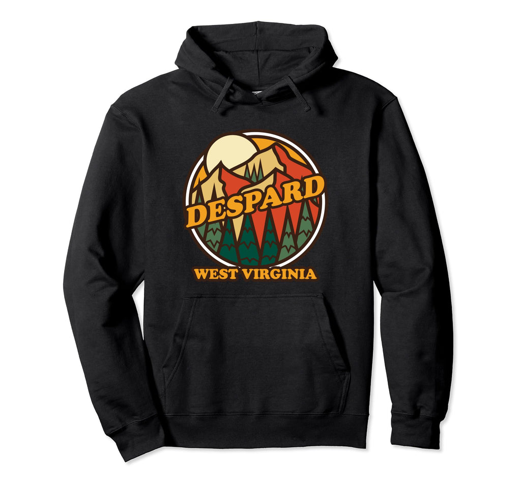 Despard West Virginia Mountain Hiking Hoodie - Unique Graphic Unisex - T-Shirt, Sweatshirt, Hoodie